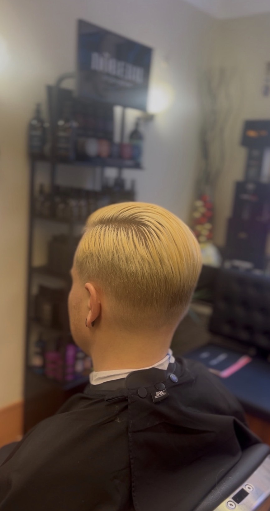 Blond Comb-Over