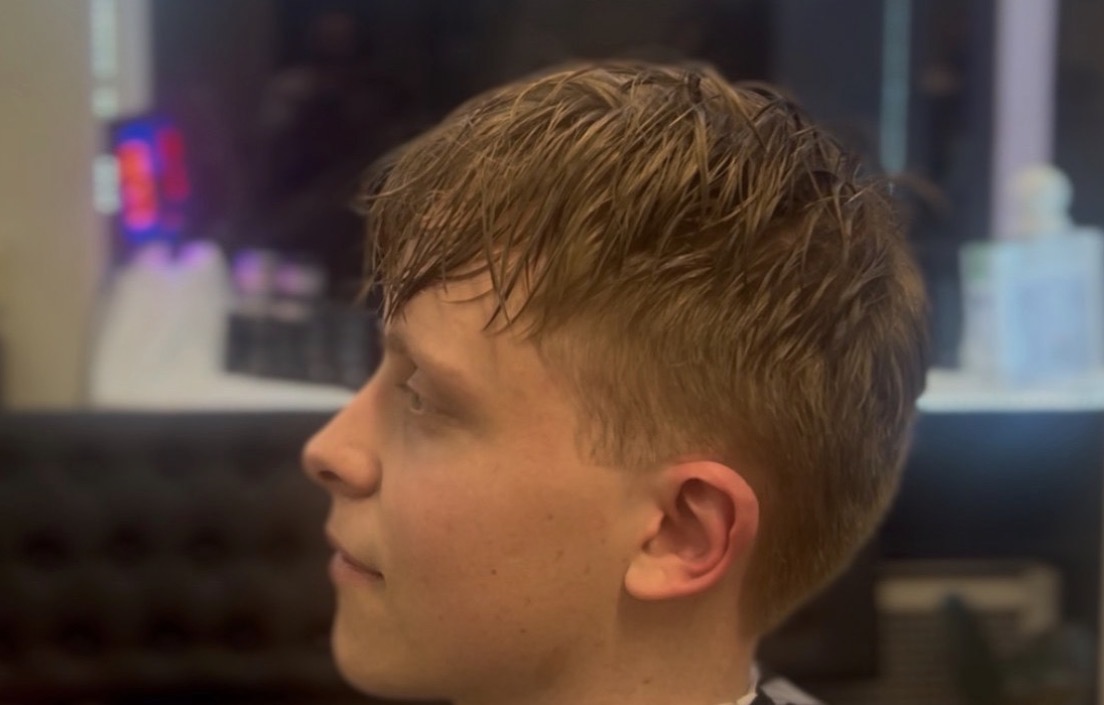 Saxklippt Textur