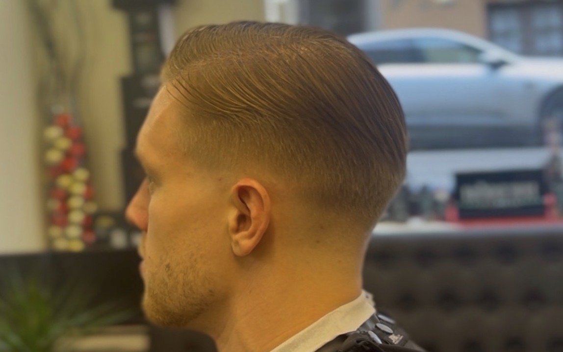 Low Fade Side Part