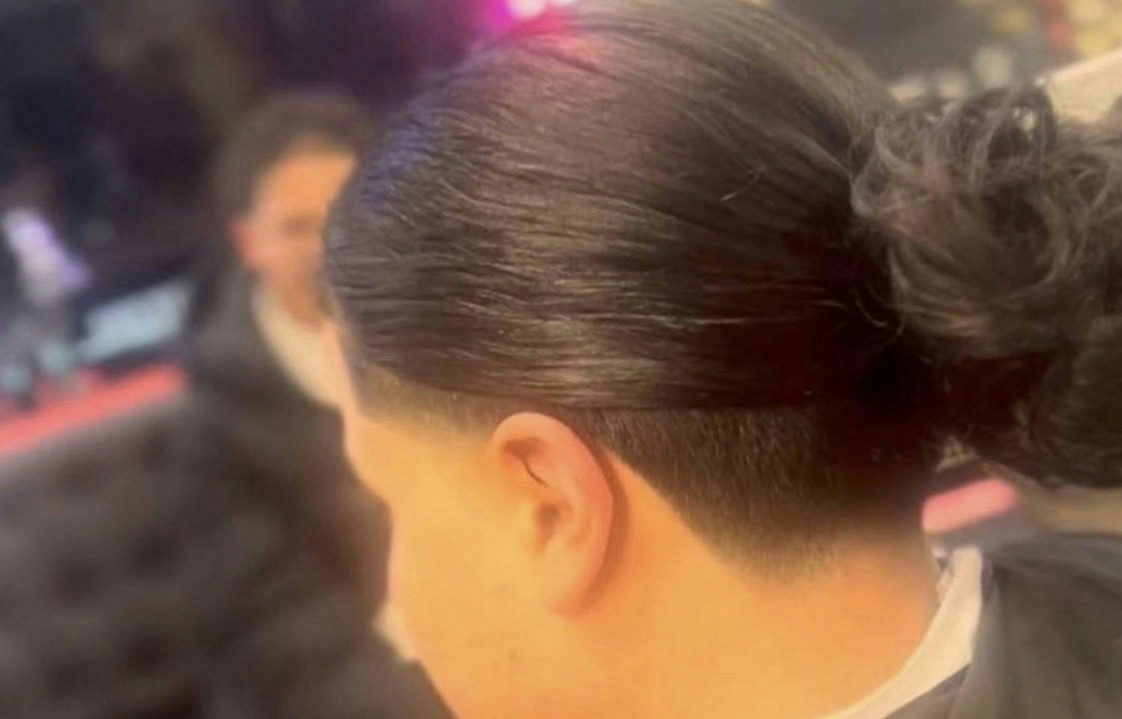 Man Bun & Low Taper